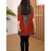 Literary Elegant Jacquard Tops for Women Autumn Winter New Loose Versatile Thickened Sweater Inner Layer