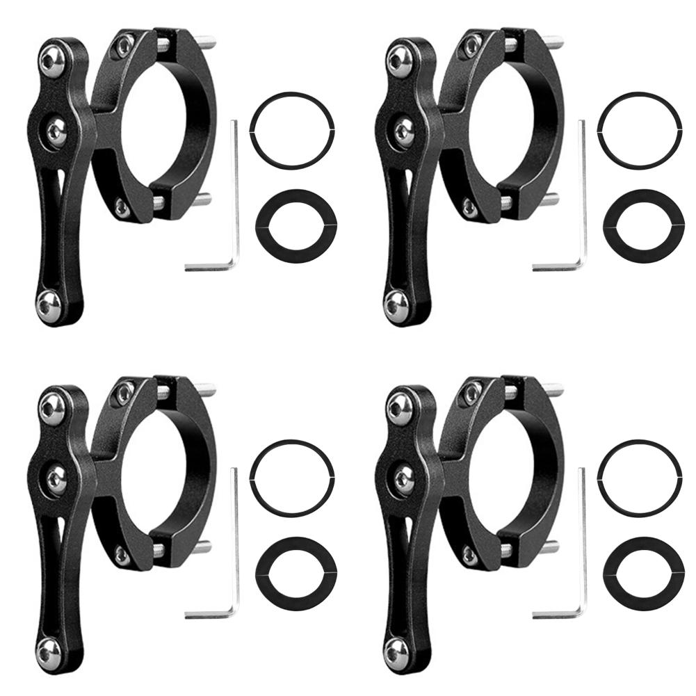 

Bicycle Water Bottle Cage Adapter MTB Rack Seat Mount (Black Double Screw)