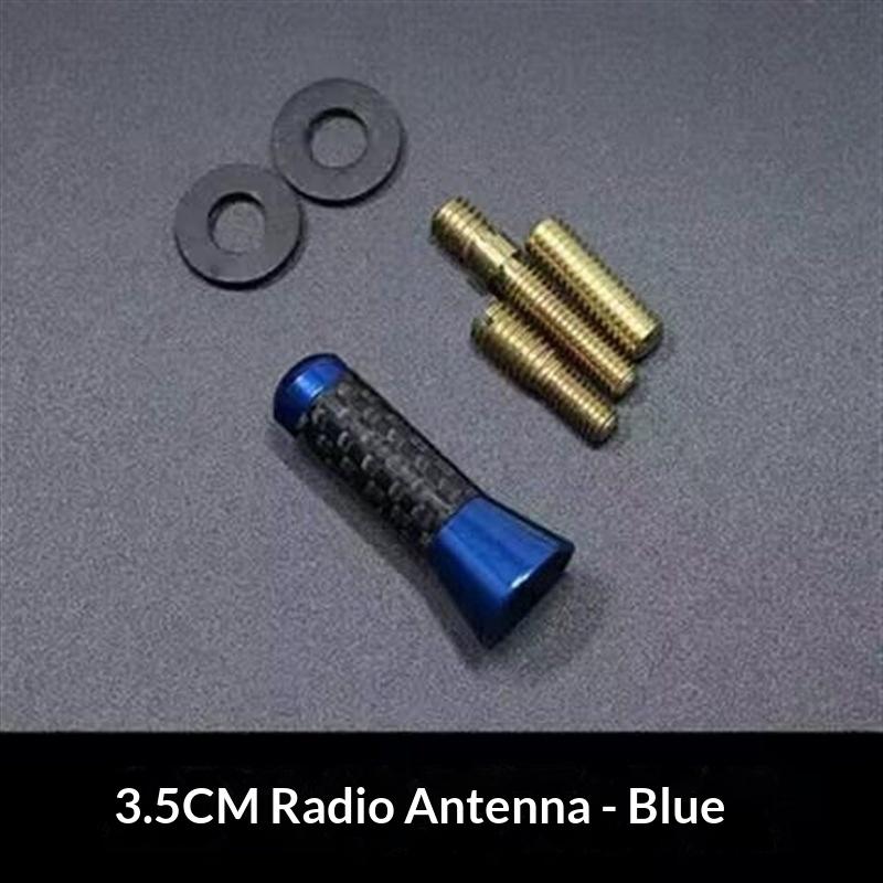 1 Set Universal Long Short Auto Roof Carbon Fiber Radio Aerial Accessories Enhanced Signal Tools Car Roof Antenna