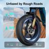 JANSNO X60 Electric Bicycle: 750W motor, 48V 23AH battery, 20-inch wide tires, full suspension, disc brakes, range 60-80 km. Gray.