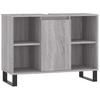 Bathroom Cabinet Grey Sonoma 80 x 33 x 60 cm Engineered Wood
