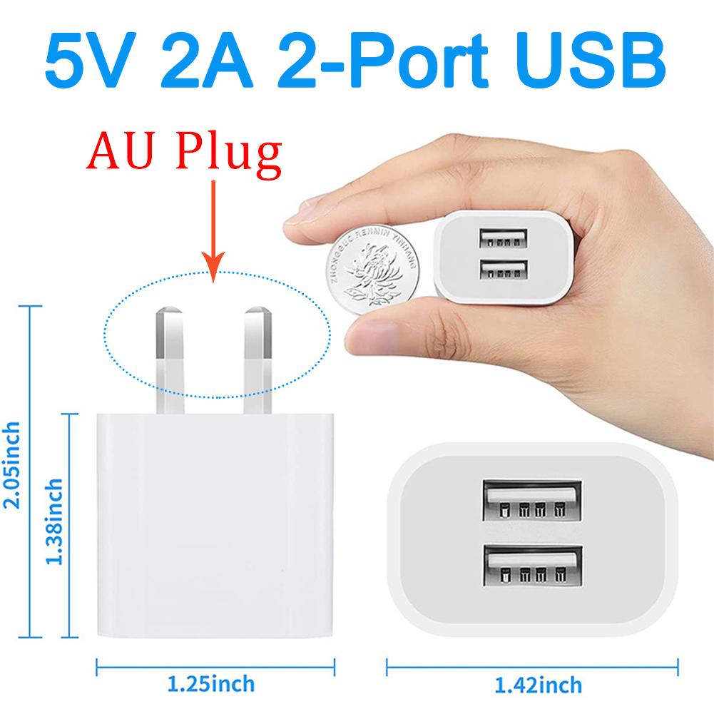 Universal Travel Plug Adapter 3 USB 1 Type C Ports World Travel AC Power Charger Adapter AU US UK EU Converter Adapter Connector