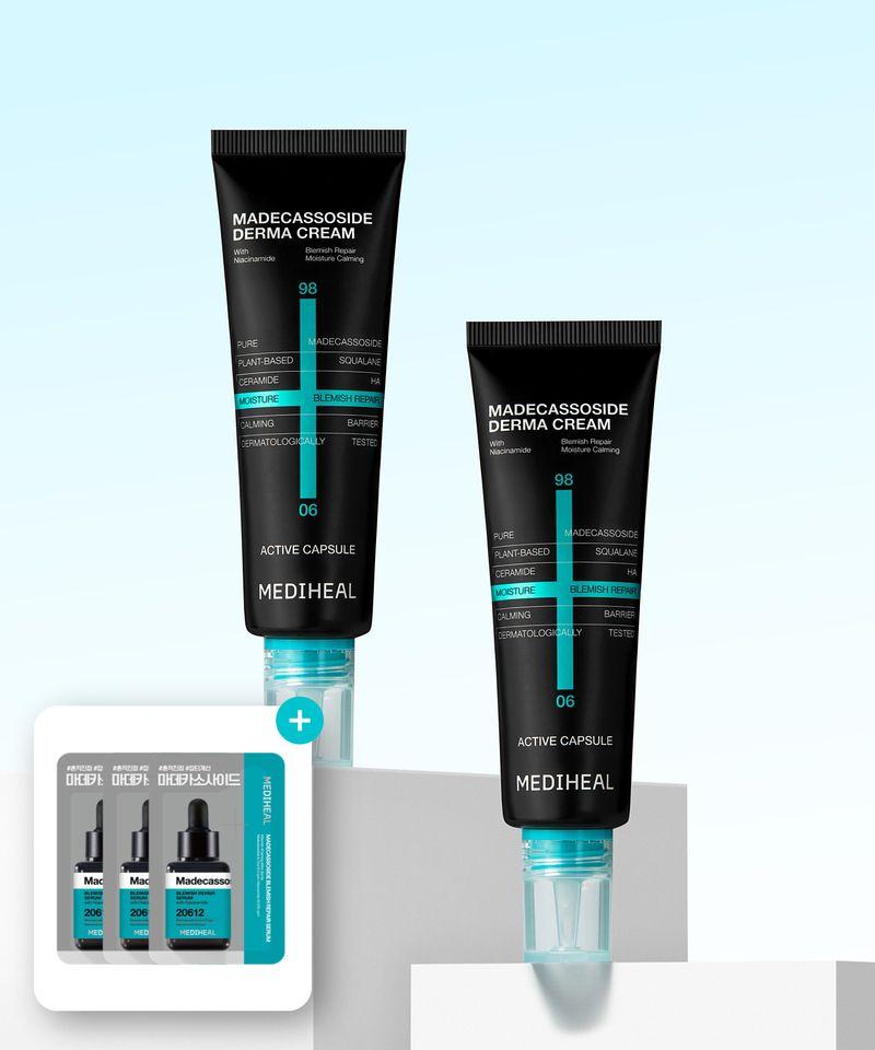 [2 Pack] Madecassoside Moisture Blemish Repair Derma Cream 50ml+50ml