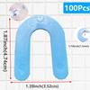 100/200Pcs Reusable U-Shape Ceramic Spacers Tile Clips Leveling System Wedge for Floor Wall Tile Gap Fixing Construction Tools