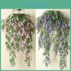 Stunning Artificial Lavender Ivy Flower Vine Garland For Wall Hanging Decor
