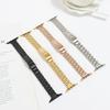 Slim Stainless Steel Strap for Apple Watch 46mm 45mm 44mm 40mm 42mm 41mm Chain Link Metal Bracelet Ultra2 49mm IWatch 10 9 8 7 6
