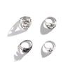 Vintage Distressed Eagle Ring for Men Trendy Fashion Personality Hip Hop Ring Index Finger Ring for Men