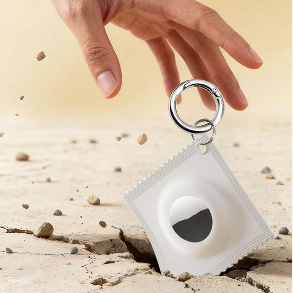 Silicone Protective Case Ultra-thin Tracker Keychain for Apple AirTag Tracker Accessories