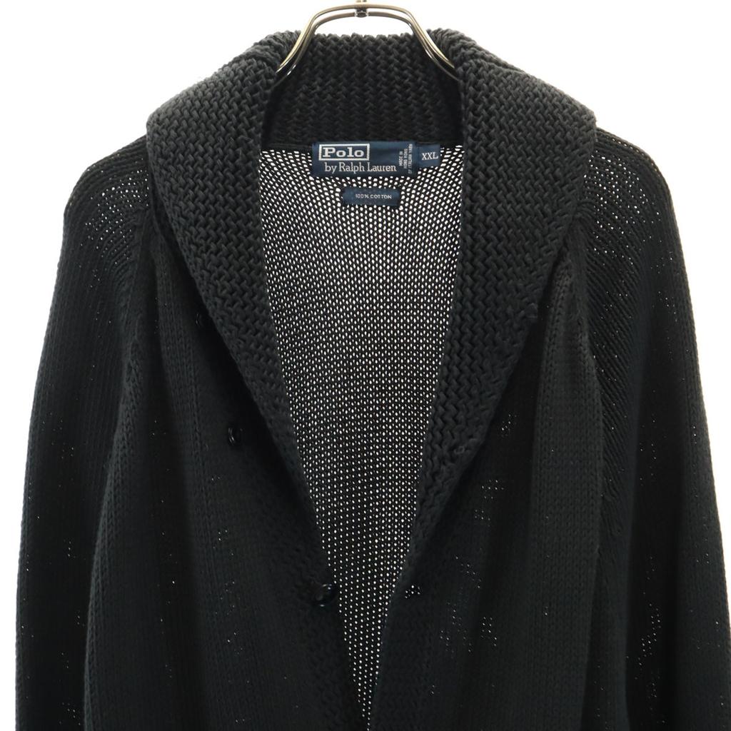 Polo by Ralph Lauren Shawl collar Knit coat XXL Cardigan Big Size Men's Used