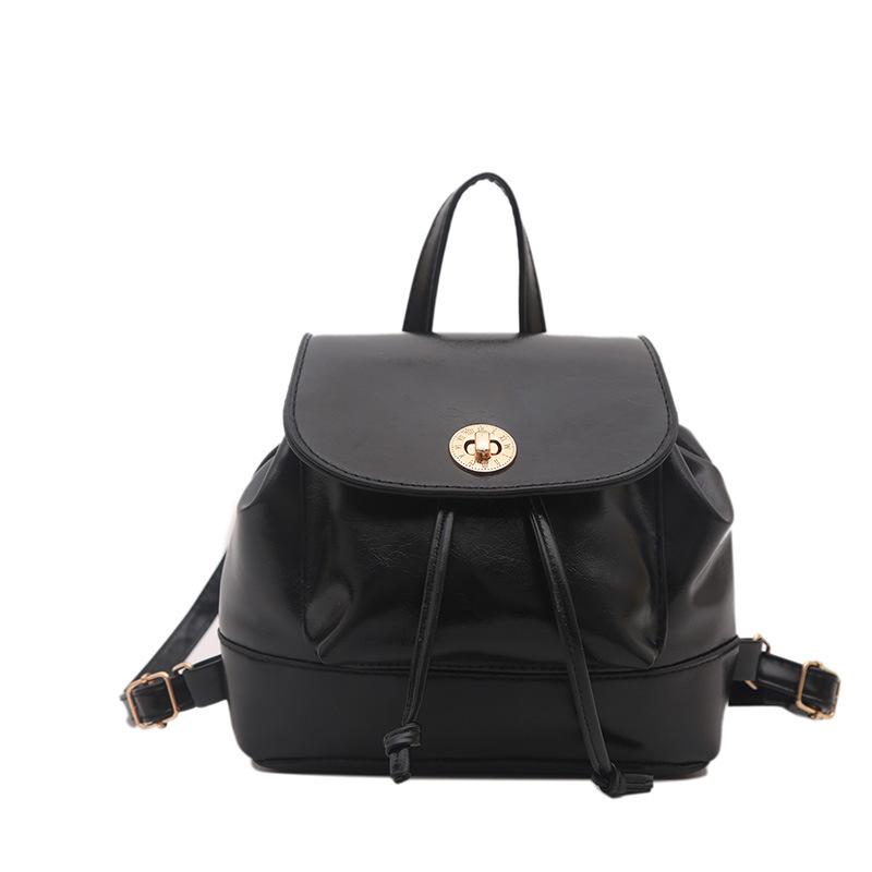 Schoolbag Backpack Small Women's Design Niche Backpack Women's 1011 Spring New Fashion Texture Shoulder Handbag