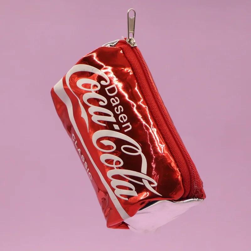 Grenzüberschreitende Coca-Cola Dosen Schlüsselanhänger Münzbörse Multifunktionale Aufbewahrungstasche Leder Material Schlüsselanhänger Schmuck Zubehör