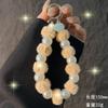 Autunno Inverno Peluche Cordoncino per Telefono Moda Perla Pompon Perline Catena Pendente per Telefono Corto da Polso Catena Portatile