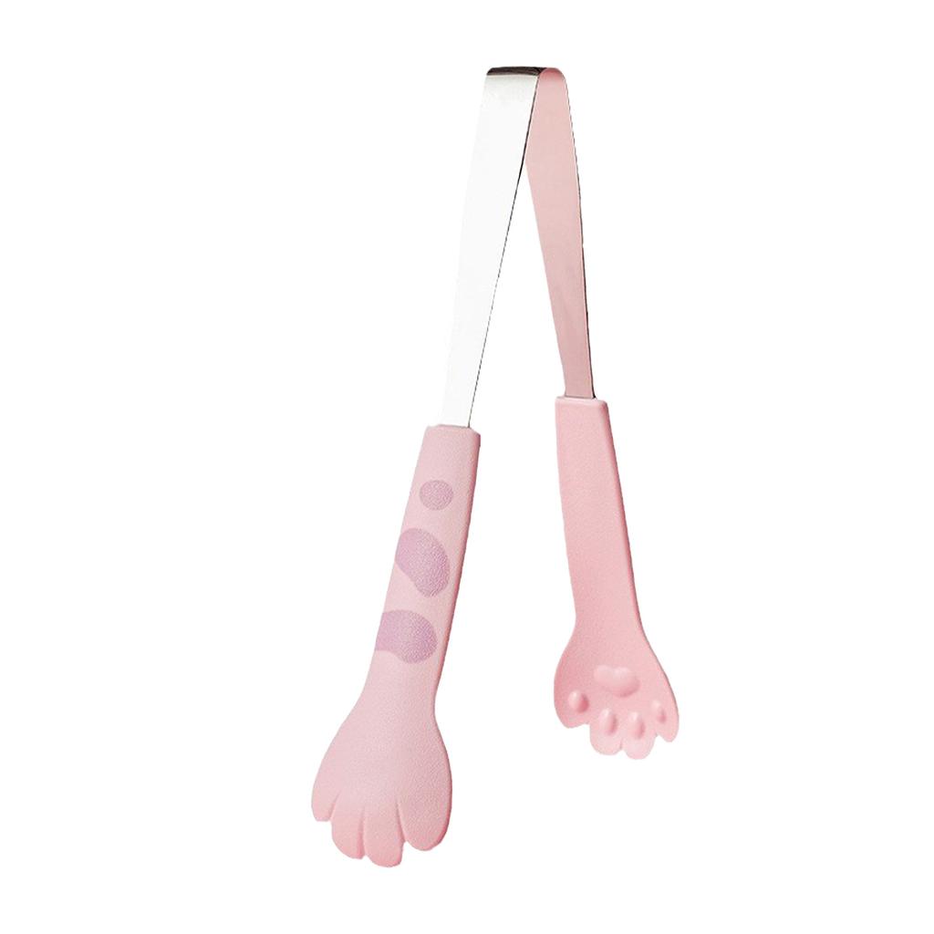 Cats Claw Food Tongs Stainless Steel Non Slip Comfortable Grip Bakery Serving Tongs Multifunctional Kitchen Tongs for Barbecue Bake Snack