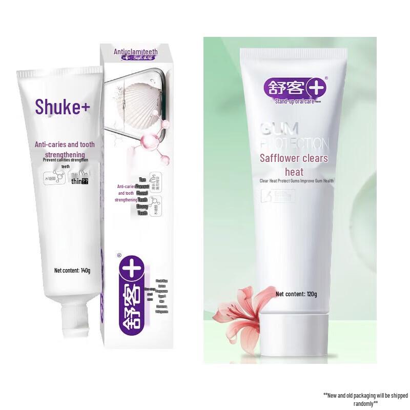 Saky Anti-cavity & Safflower Toothpaste Set