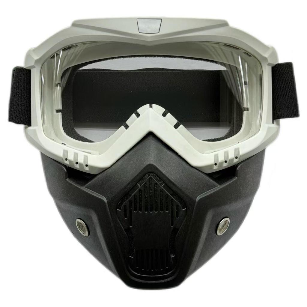 Retro Fashion Cycling Glasses: Windproof, Dustproof, Impact Resistant, Full Face Protection