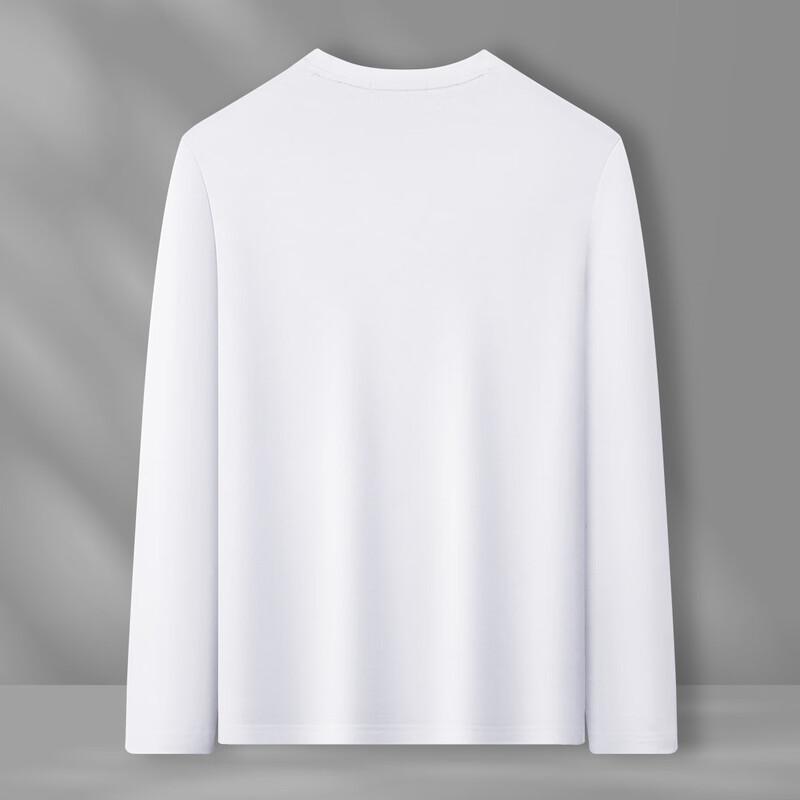 MONTAGUT Men's 100% Cotton Chessboard Print Casual Long Sleeve T-Shirt