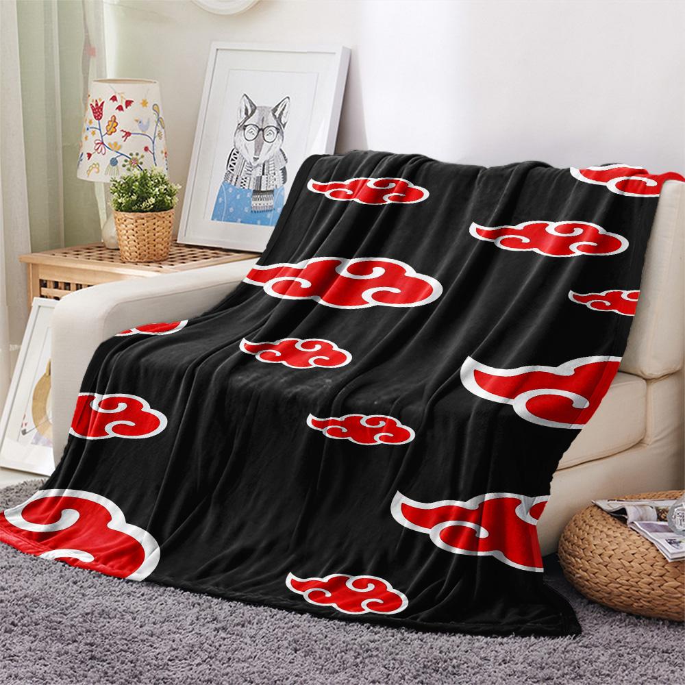 1PC Naruto Patterned Flannel Blanket Suitable For All Seasons For Home Decor Warmth And Comfort Gifts Holiday Present