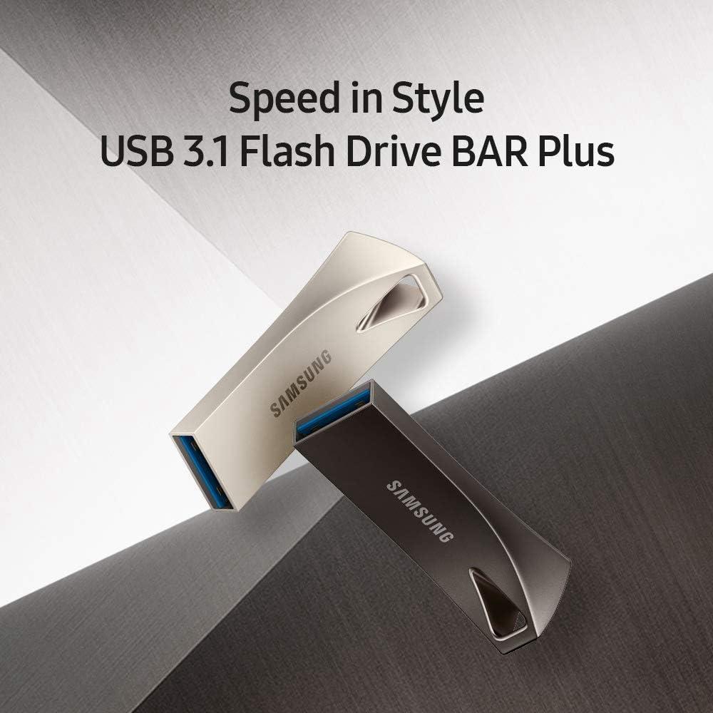 Samsung 128GB USB Stick BAR Plus USB Flash Drive 64GB 256GB 512GB USB 3.1 Mini Pen Drive Memory Stick Storage Device U Disk Read Speed Up To 400MB/s
