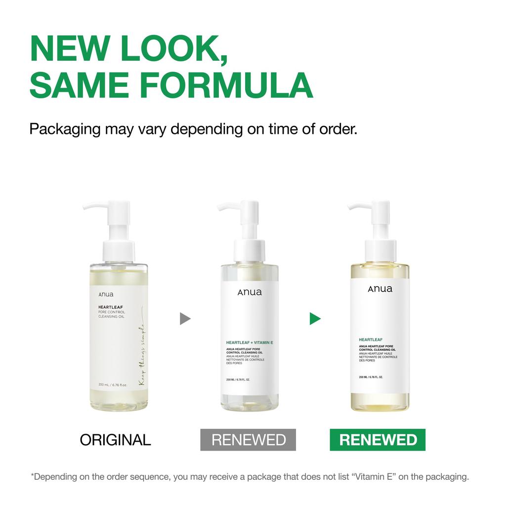 Anua Heartleaf Pore Control Cleansing Oil 200ml,has a hypoallergenic texture,Reduce blackheads with just one use,effective for soothing the skin