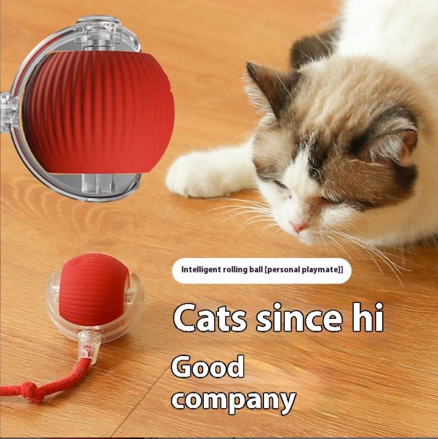 Smart Cat Toys Interactive Ball Electric Pet Toys for Cats Automatic Rolling Ball Kitten Toys Pet Kitten Teaser Game Toys