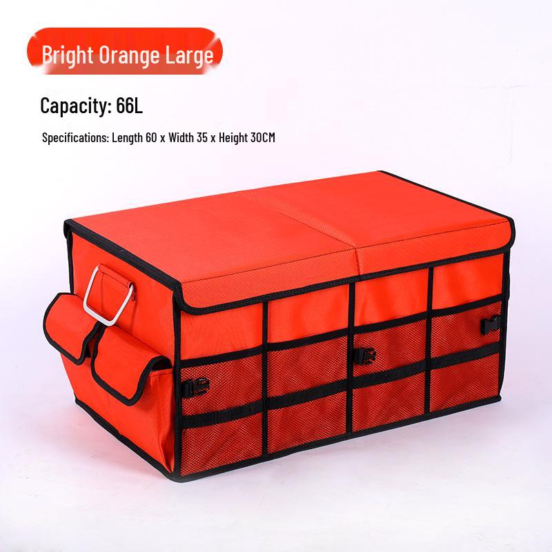 Large Capacity Folding Car Trunk Organizer & Storage Box