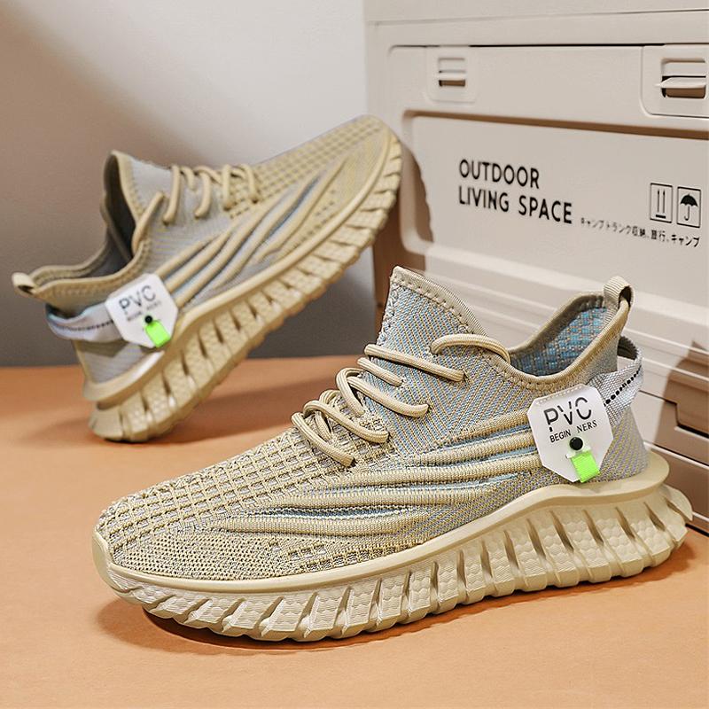 New Trendy Men's Sports Shoes Student Running Sneakers Outdoor Leisure Walking Jogging Trainers Soft Sole Breathable Footwear