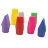 150Pcs Durable Bright Color Widely Used Labor-saving Pencil Erasers Topper Hat Sketching Tool School Supplies Top Eraser