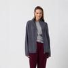 European-Styled Wool Zip Cardigan: Autumn/Winter Half-High Collar Sweater Knitwear