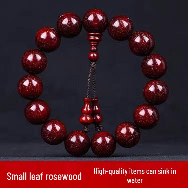 Мужской и женский игривый браслет из бусин буддийского типа из индийского палисандра  Звездный взрыв