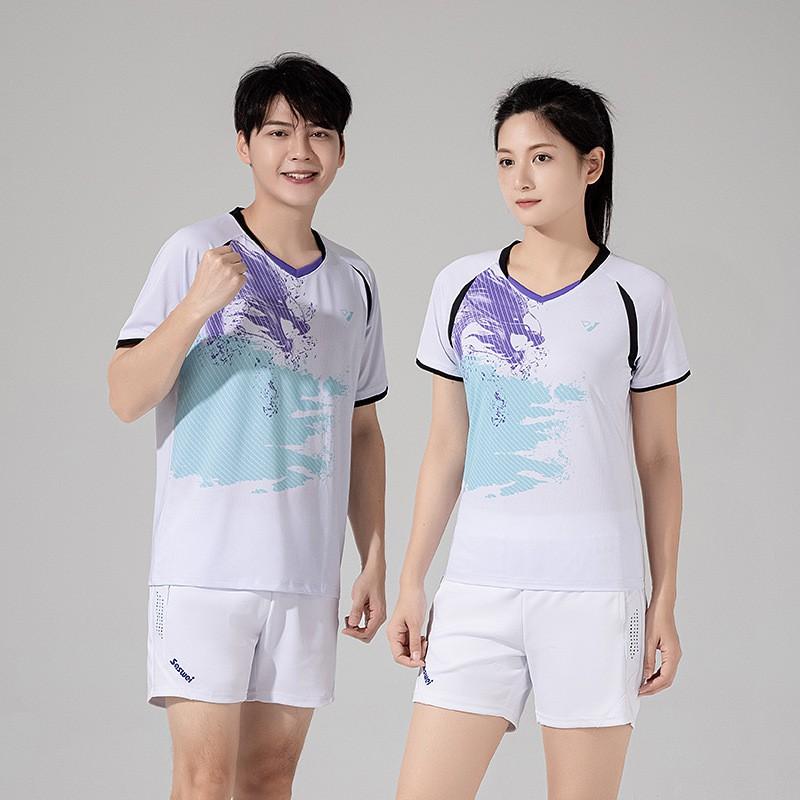 Quick-Dry Breathable Badminton Tennis Volleyball Sport Set Men Women Athletic Wear