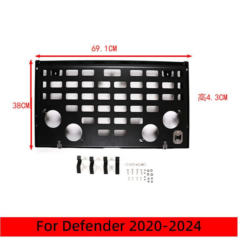 For Land Rover Defender 90 110 L663 2020-2024 /2004-2019 Aluminum Tailgate Multi-function Storage Rack Auto Parts