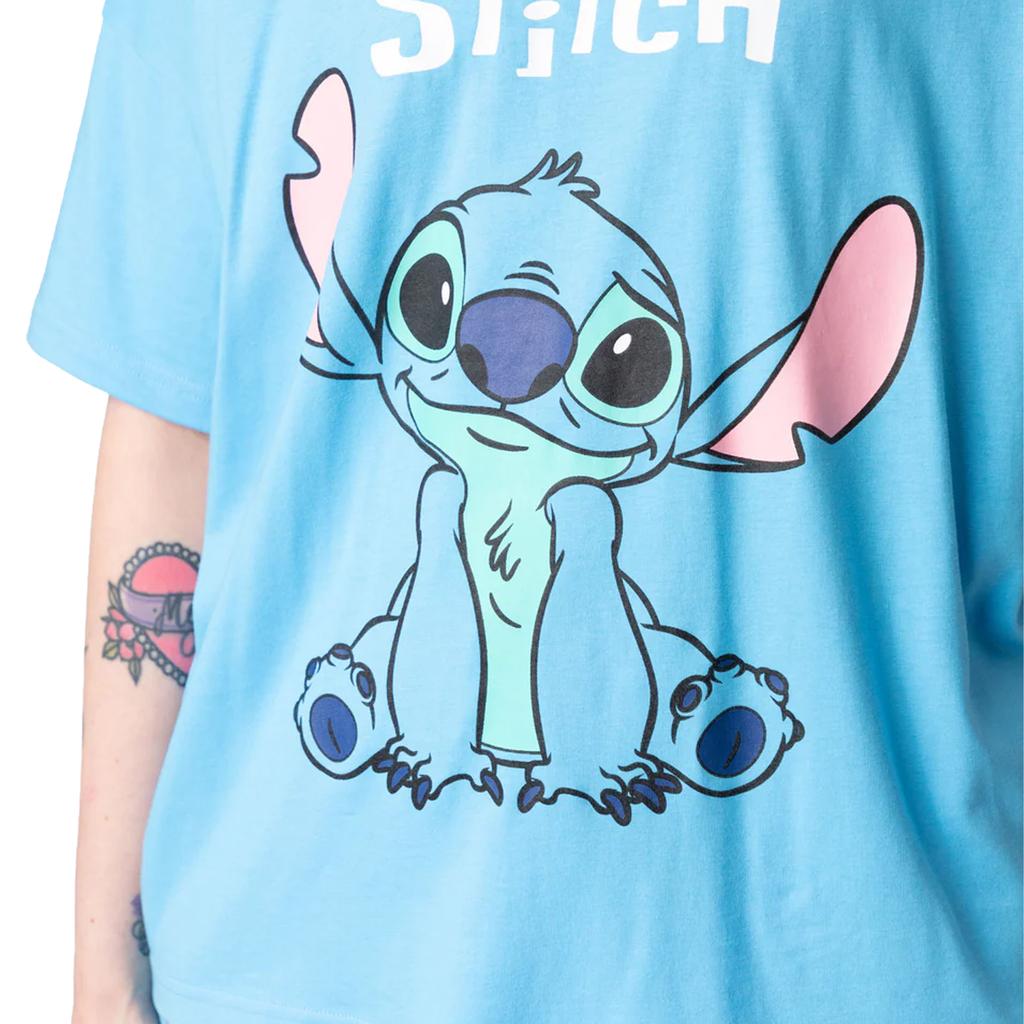 Lilo & Stitch Kurzärmliges Pyjama-Set für Damen