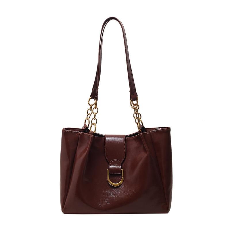 

Корейский стиль Большая вместительная сумка для поездок на работу для женщин весна-лето мода искусственная кожа текстурированная универсальная сумка на одно плечо (20cm<Max Length<30cm)