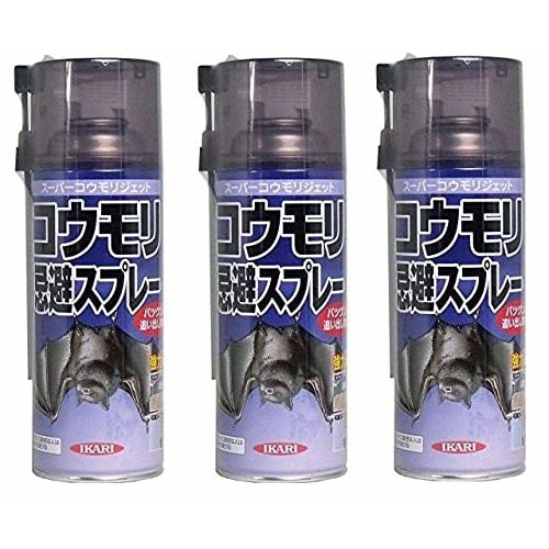 

Дезинфицирующее средство Ikari Super Bat Jet Спрей для отпугивания летучих мышей, 420 мл x 3 флакона