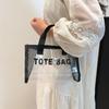 All-match PVC Beach Bag Large Capacity Waterproof Handbag Transparent Jelly Bag  Cosmetic Bag