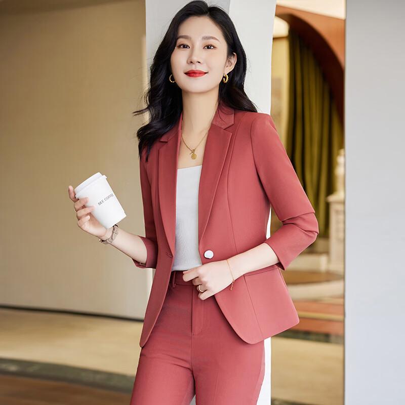 Women s Professional Blazer & Pants Suit Set Contact for Size
