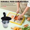 Sous Vide Precision Cooker Silicone Lids Compatible with Anova Fits Up To 10.5" Stock Pots, Silicone Sous Vide Lids for Prevent Water Evaporation and
