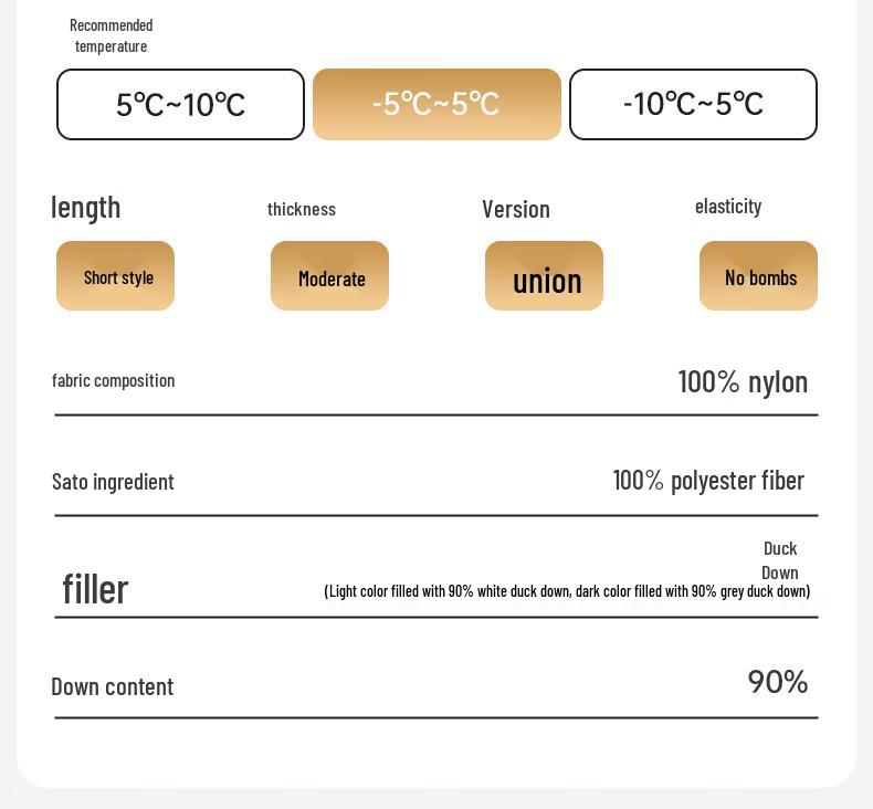 SNOWFLYING Women's Short Puffer Down Jacket