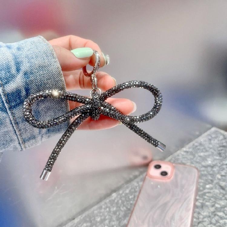 Personalizing Phone Decors Bowknot Keychain Accessory Tablet Decorative Hangings Elegant Purse Embellishment for Phone