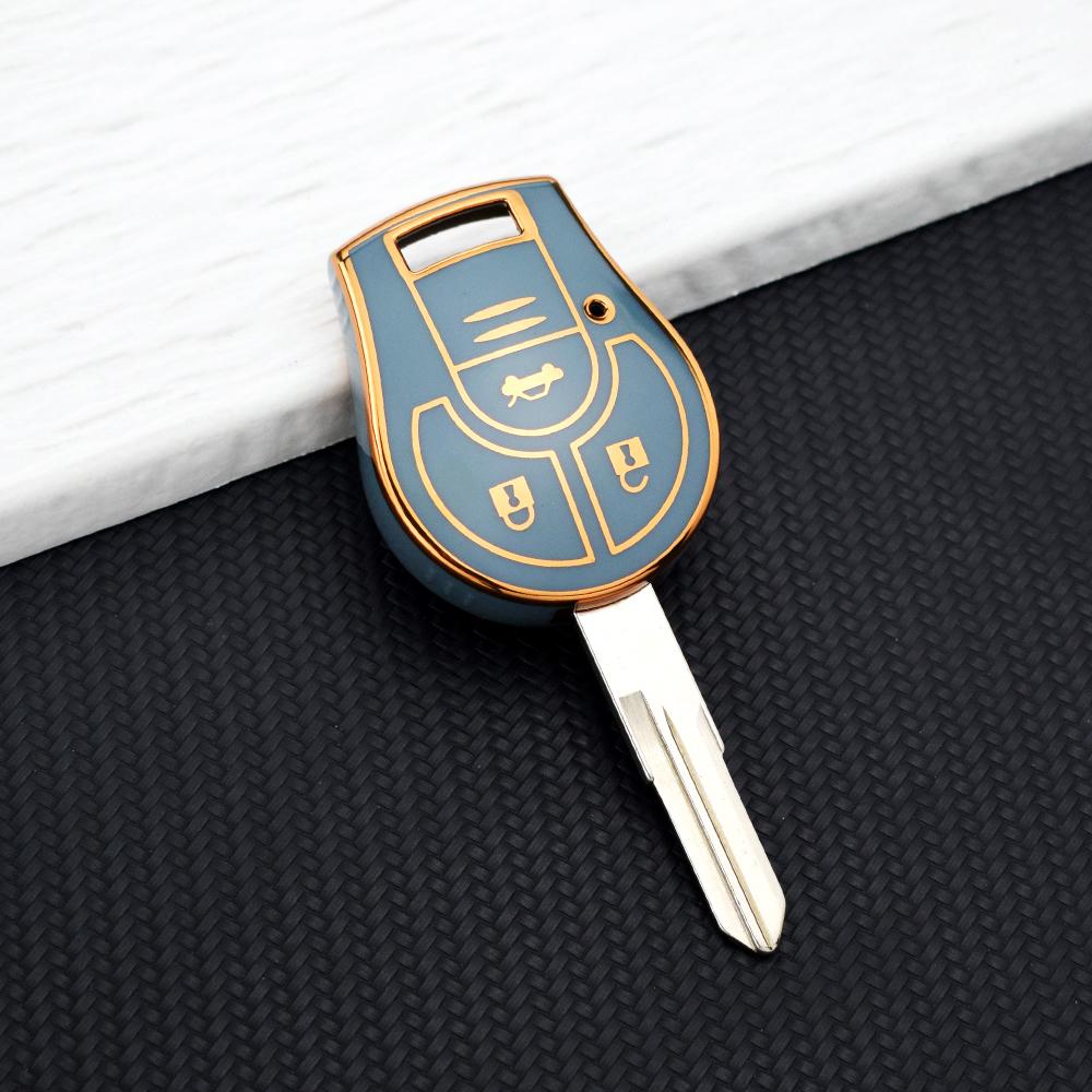 Car Key Case For Nissan Sylphy Cube Juke Rogue Micra Qashqai Altima Maxima Sentra Versa Transmiter 2/3 Buttons Cover Key Chain