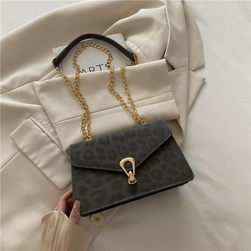 Lässige einfache Damen-Taschenkette kleine quadratische Tasche Herbst und Winter neuer Trend Mode Nische Schulter Umhängetasche