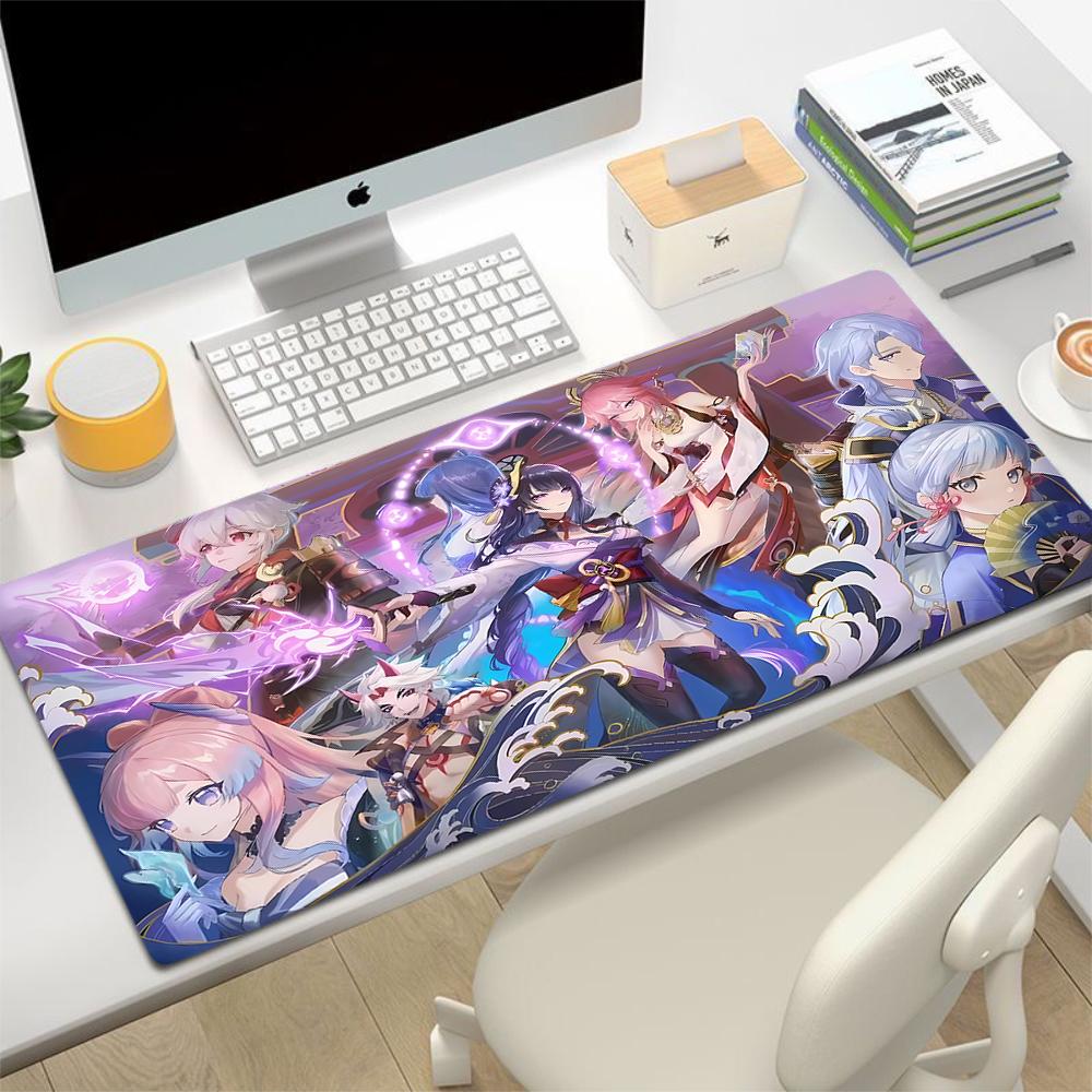 Genshin Impact Mouse Pad Furina Gamer Mousepads Gaming Mousepad Keyboard Mat Large Mouse Pads Big Computer Anime XXL Desk Mats