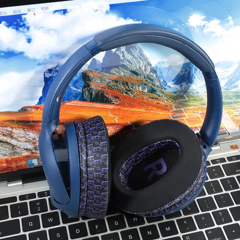YAYINCC Replacement Printed ice silk fabric EarPads For Sony WH-CH710N WH-CH720N Headset Noise Cancelling Earmuff Repairing Part