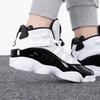 (GS) Air Jordan 6 Rings 'White Black' Kids' 323419-104
