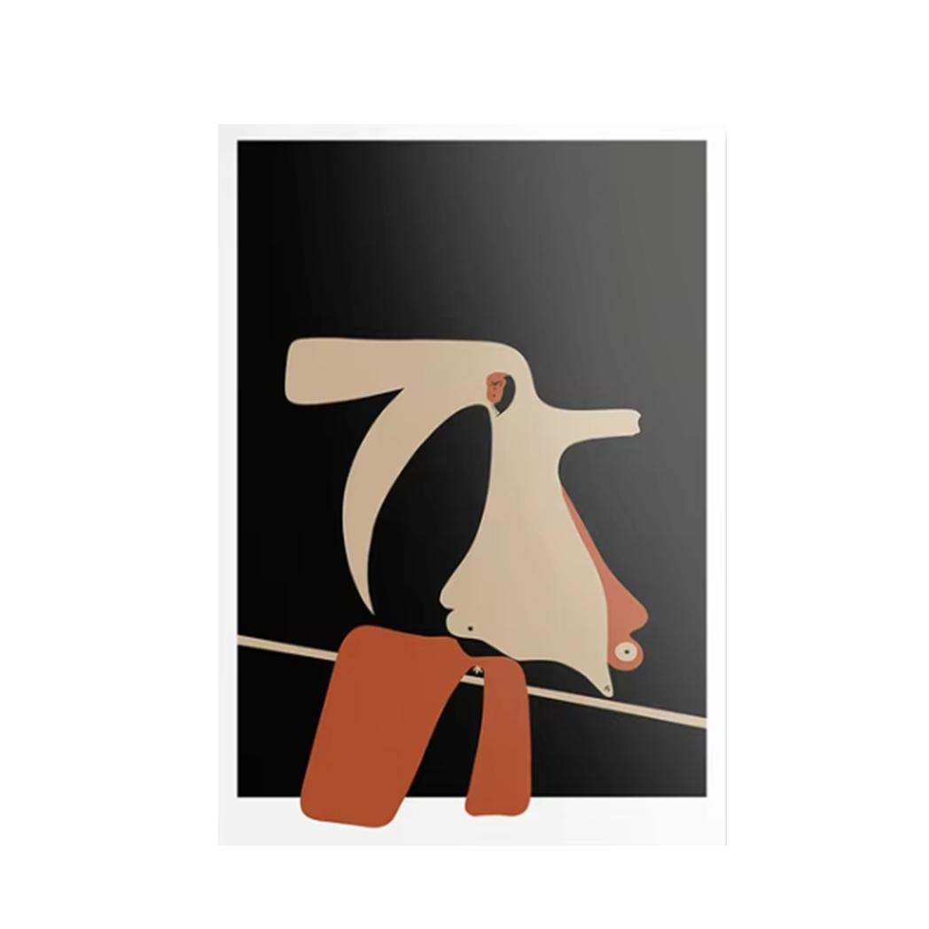 

Акварельные японские самурайские фигурки ниндзя настенное искусство постеры современный стиль граффити декор гостиной холст картины принты для дома 21*30cm No Frame