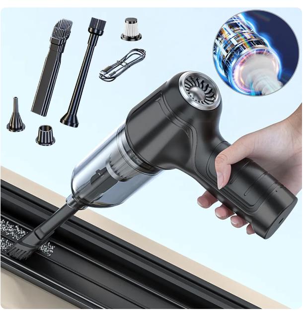 2025 12000PA Wireless Car Vacuum Cleaner USB Charging 3600mAh Portable Cleaning Appliance Mini Vacuum Cleaner Household Car Cleaning