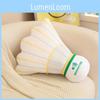 Adorabile Cuscino Peluche Simulazione Badminton Morbida Decorazione Cartone Animato Per Riposi in Ufficio