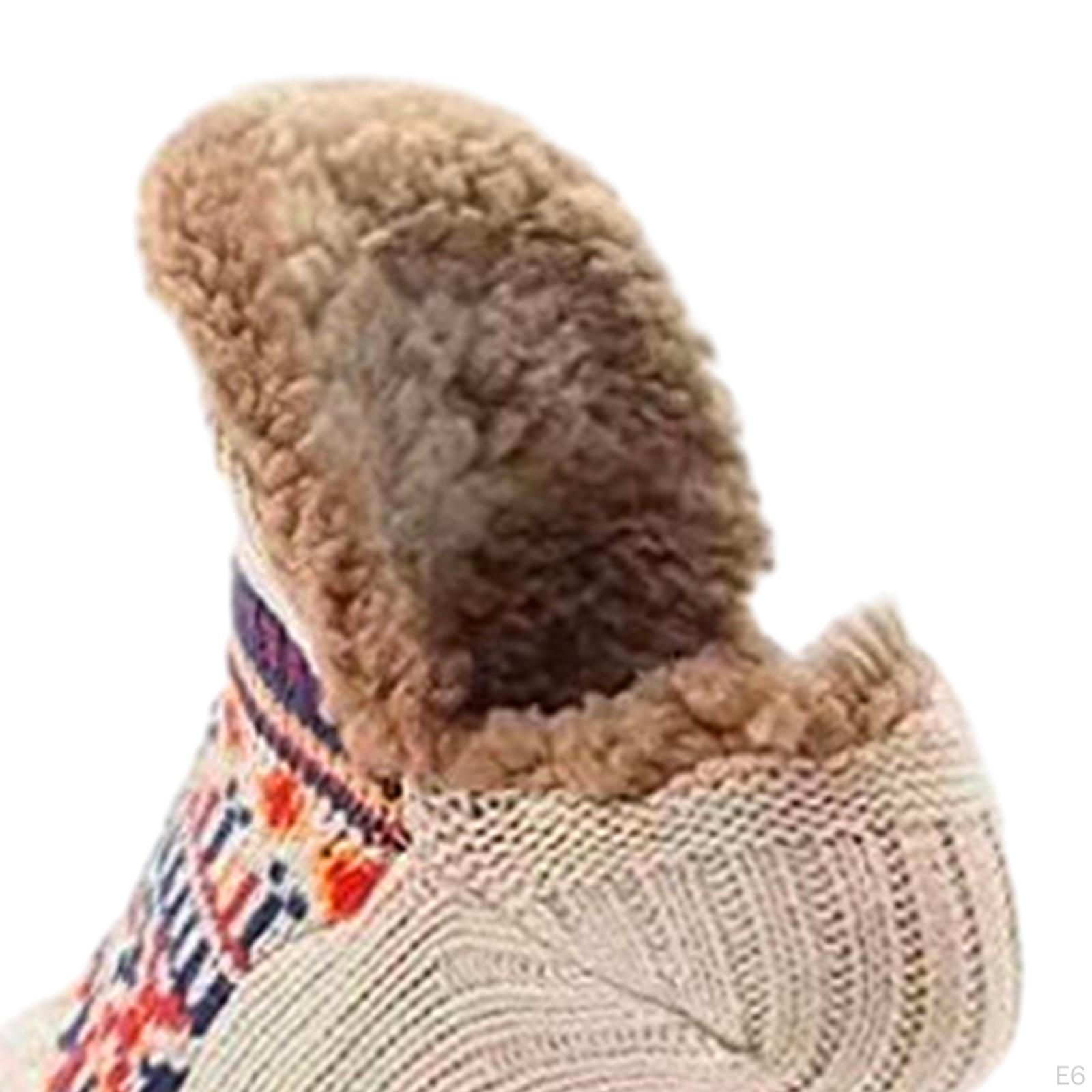 Уютные носки-тапочки на флисовой подкладке для мужчин и женщин L 26cm — фото 7