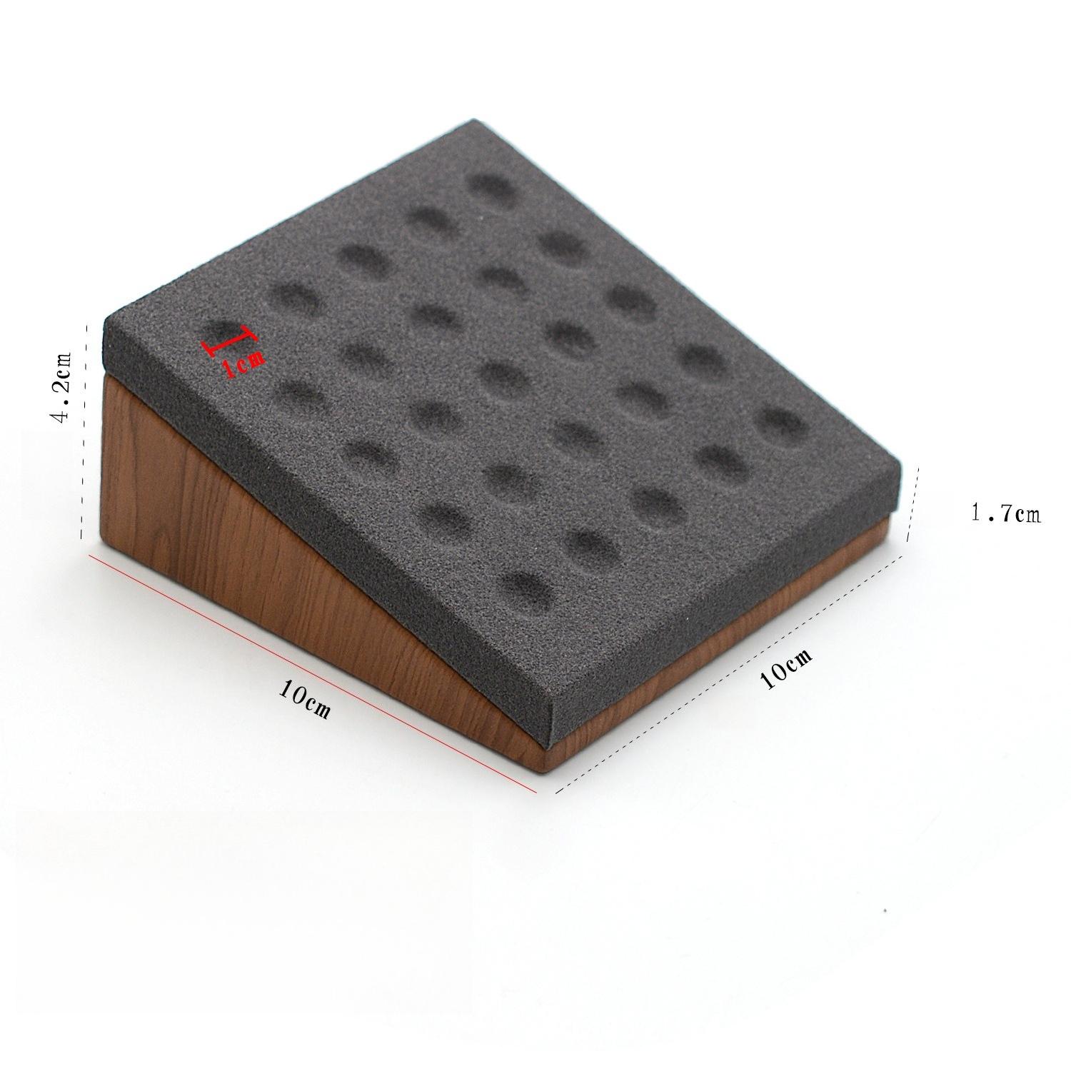 

Diamond Jewelry Organizer Tray Counter Jeweler Display Pallet Exhibitor Jewellery Bead Showcase Tray Live Stream Display Prop серый