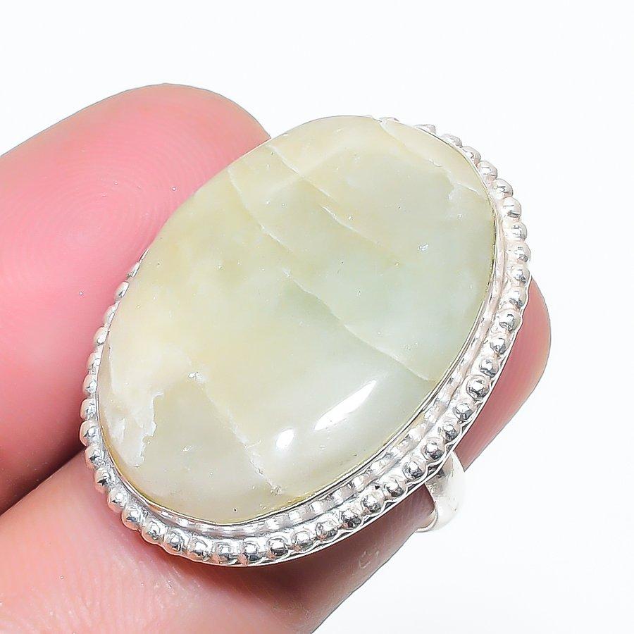 Natural Aquamarine Gemstone 925 Sterling Silver Jewelry Ring Size Ad AR-16906